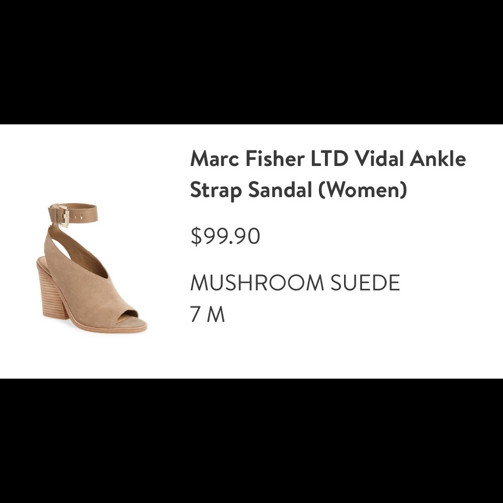 Marc Fisher Strap Sandal